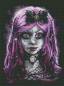 Preview: Sarah Richter, Gothic Doll, 60x80cm, 45 Farben inkl. 3 AB, runde Steine, Vollbild