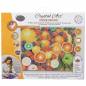Preview: Crystal Art Kit, auf Keilrahmen gespannt, Summer Fruits, runde Steine, ca. 50x40cm, Vollbild