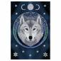 Preview: Notebook for painting, Lunar Wolf, by Anne Stokes, approx. 26x18cm, 48 pages, lined, partial image