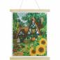 Preview: Diamond Painting Bild, Woodland Thatch, runde Diamanten, ca. 35x45cm, Vollbild
