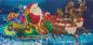 Preview: Weihnachtskarte (Craft Buddy) Santa`s Sleigh Painting-Set 11x22cm