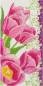 Preview: Grußkarte (Craft Buddy) Tulpen Pink Tulips Painting-Set 11x22cm