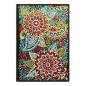 Preview: Notizbuch zum Painten, abstrakte Blumen, Strass, ca. 14x20cm, liniert