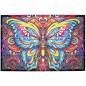 Preview: Tablett zum Painten, Schmetterling, ca. 18,3x30cm, Painting-Set komplett mit runden Strass- & Sonder-Steinchen