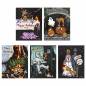 Preview: Diamond Painting, greeting cards to paint complete with stones, 5 motifs, postcards with envelope