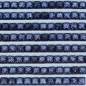 Preview: Feensteine, eckig, (glitzernd), 310, Black, 500 Stück