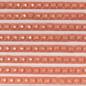 Preview: Feensteine, eckig, (glitzernd), 3778, Terra Cotta Light, 500 Stück