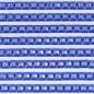 Preview: Feensteine, eckig, (glitzernd), 820, Royal Blue Very Dark, 500 Stück