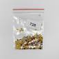 Preview: Strass-Stein rund, (rhinestone), 728, Golden Yellow, 200 Stück