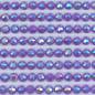 Preview: AB stones, round, (iridescent), 209, Lavender Dark, 200 pcs.