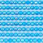 Preview: AB Steine, rund, (Irisierend), 3843, Electric Blue, 200 Stück