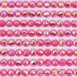 Preview: AB stones, round, (iridescent), 602, Cranberry Medium, 200 pcs.