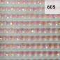Preview: AB Steine, rund, (Irisierend), 605, Cranberry very light, 200 Stück
