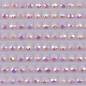 Preview: AB Steine, rund, (Irisierend), 963, Dusty Rose Ultra Very Light, 200 Stück