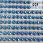 Preview: AB Steine, rund, (Irisierend), 996, Electric Blue Medium, 200 Stück