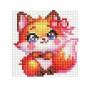 Preview: Diamond Painting Tiny pictures, Animals, square Fairy Stones, 6 pictures á 10x10cm, 67 colors, Full Picture