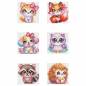 Preview: Diamond Painting Tiny pictures, Animals, square Fairy Stones, 6 pictures á 10x10cm, 67 colors, Full Picture