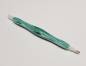 Preview: Pen for Diamond Painting, green-white, synthetic resin, handmade with multiple attachments, wax necessary