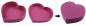 Preview: Ersatz Schale (Schiffchen), Herz 3er-Set, rosa, für die Diamond Painting Steine