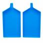 Preview: Diamond Painting großes Schiffchen, 2er Set, blau, ineinander steckbar (Deckel und Boden)