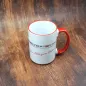 Preview: 1 Tasse mit Logo Diamond Painting Deutschland - roter Rand / Griff