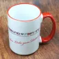 Preview: 1 mug with logo Diamond Painting Germany - red rim / handle