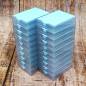 Preview: Trabricks, 7x5cm, set of 20 - Blue combination of tray and storage box, hinged lid, can be closed tightly