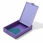 Preview: Trabricks, 7x5cm - Blue combination of tray and storage box, hinged lid, can be closed tightly