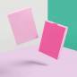 Preview: Trabricks, 7x5cm - Rosa Kombi aus Schiffchen und Aufbewahrungsdose, Klappdeckel, fest verschließbar