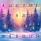 Preview: Diamond Painting Advent motif 2026 - XL 60x60cm, 24 small round stones, 72 colours