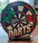 Preview: Aufsteller - Darts, Deko zum Painten, ca. 19cm, normale-, Strass- und Sondersteine