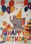 Preview: Birthday card elephant, painting set complete with round stones