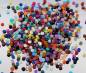 Preview: Ersatz-Steinchen, rund (round), Farbe 3721, Shell Pink Dark, Tüte mit 200 Stück