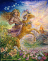 Preview: Josephine Wall, Zodiac Aries, Approx. 100×80 Cm, 275 Colours, Round Stones, Full Image