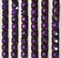 Preview: Strass-Stein eckig, (rhinestone), 550, Violet Very Dark, 500 Stück