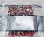 Preview: Rhinestone square, 961, Dusty Rose Dark, 500 pieces