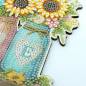 Preview: Diamond Painting Hakenleiste, Sonnenblumen HOME