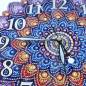 Preview: Diamond Painting Wanduhr auf Holz, 29cm