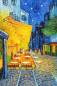 Preview: Vincent van Gogh - Café Terrace at Night, round stones, 60x90cm, 73 colors incl. 6 AB, full screen