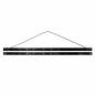 Preview: Magnetic strip set for diamond painting pictures, high load capacity, 30 cm, black, solid wood