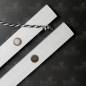 Preview: Magnetic strip set for diamond painting pictures, high load capacity, 90 cm, white, solid wood