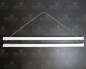 Preview: Magnetic strip set for diamond painting pictures, high load capacity, 30 cm, white, solid wood