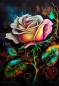 Preview: Diamond Painting picture, Rhinestone rose, round rhinestones diamonds, 45 colours, approx. 50x75cm, full picture