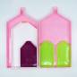 Preview: Diamond Painting large boats, set of 2, Pink, nestable (lid and base)