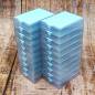 Preview: Trabricks, 7x5cm, 20er Set - Blau Kombi aus Schiffchen und Aufbewahrungsdose, Klappdeckel, fest verschließbar