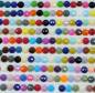 Preview: Ersatz-Steinchen, rund (round), Farbe 603, Cranberry, Tüte mit 200 Stück