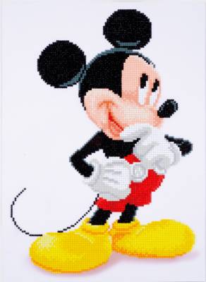 Diamond Painting Bild, Disney, Mickey Maus, ca. 42x35cm, Teilbild