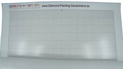 B-Ware, Rasterleinwand für runde Steinchen, 70x100cm, eckiges Raster