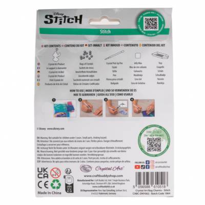 Key ring, Stitch, Painting set complete with round stones, Bag charm