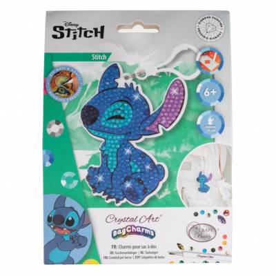 Key ring, Stitch, Painting set complete with round stones, Bag charm